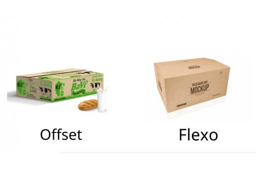 Phân biệt thùng carton in Flexo và thùng carton in Offset đúng cách